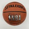 George Mikan Signed Spalding NBA Basketball JSA COA