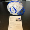 1997 Indianapolis Colts Team Signed Authentic Game Issued Helmet With JSA COA