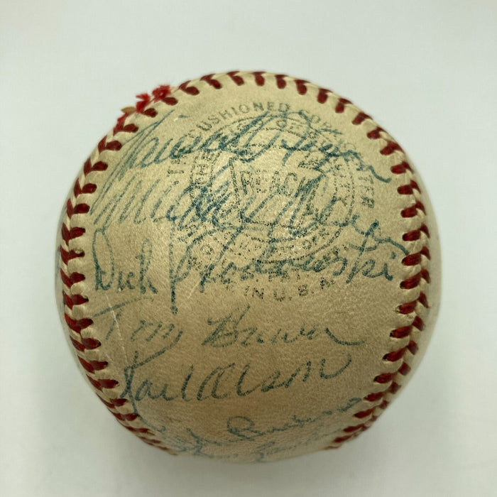 Ted Williams 1955 Boston Red Sox Team Signed Official American League Baseball