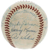 1956 All Star Game Team Signed Baseball Mickey Mantle Beckett COA