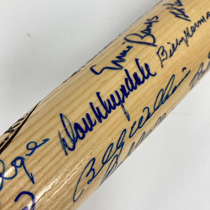 Beautiful Hall Of Fame Multi Signed Baseball Bat 39 Sigs Sandy Koufax JSA COA