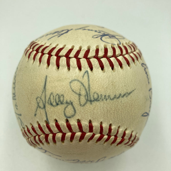 1961 St. Louis Cardinals Team Signed National League Baseball Musial Beckett COA