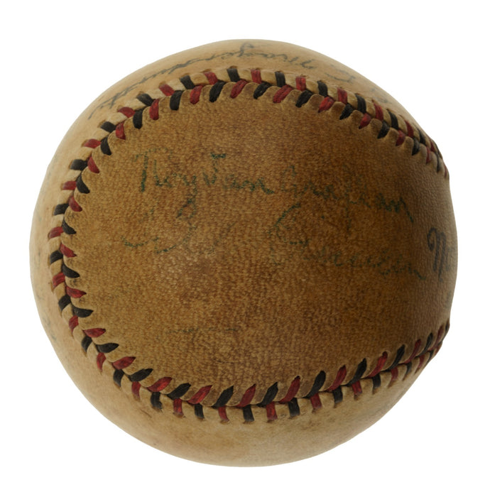 1932 World Series Game Used Signed Baseball Babe Ruth Called Shot JSA COA