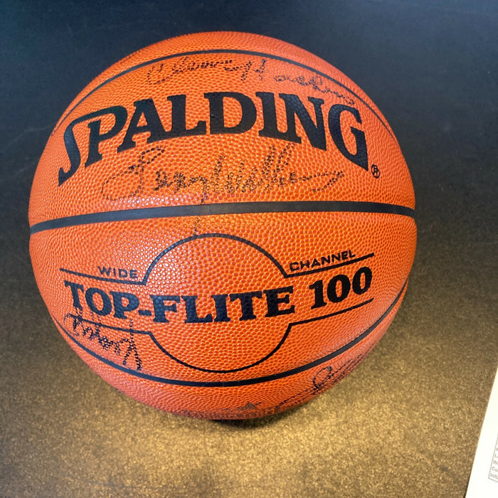 Extraordinary 1996 Team USA Dream Team Olympics Signed Basketball With JSA COA