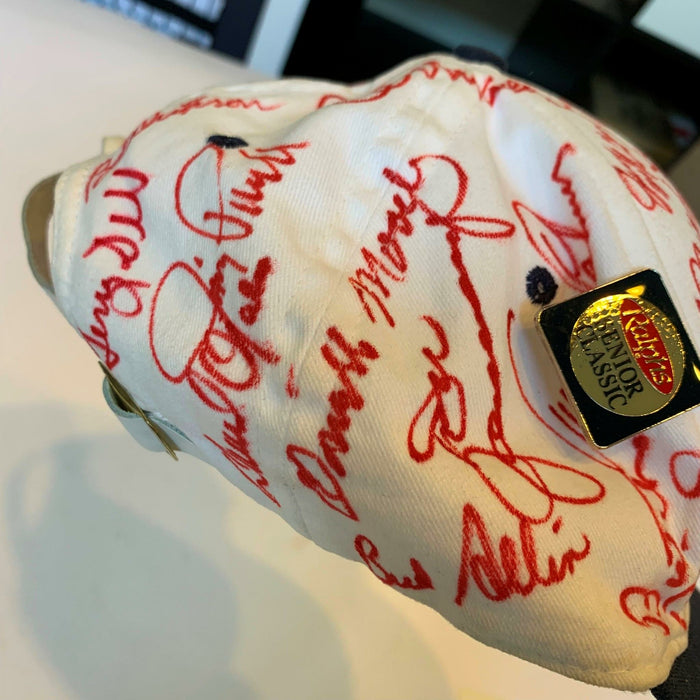 PGA 1997 Ralphs Senior Classic Signed Hat Arnold Palmer 35 Sigs JSA COA Golf