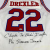 Clyde Drexler "Phi Slama Jama" Signed Authentic 1983 Houston Cougars Jersey PSA