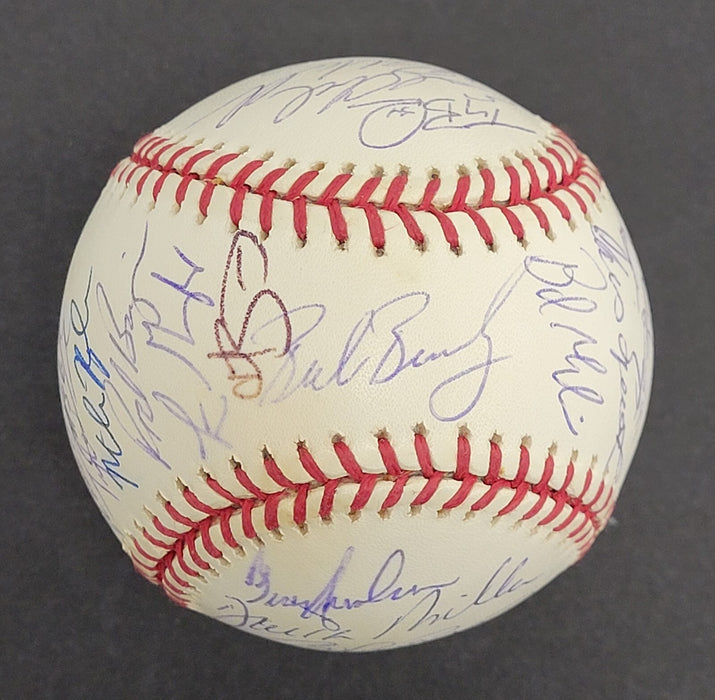 2001 Arizona Diamondbacks World Series Champs Team Signed Baseball Beckett COA