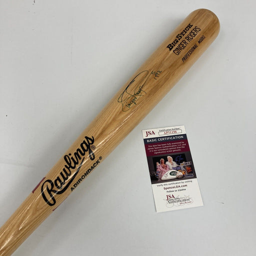 Ginger Rogers Signed Rawlings Personal Model Baseball Bat JSA COA Celebrity