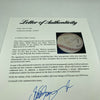 Willie Mays Bobby Thomson Branca Shot Heard 'Round World Signed Baseball PSA DNA