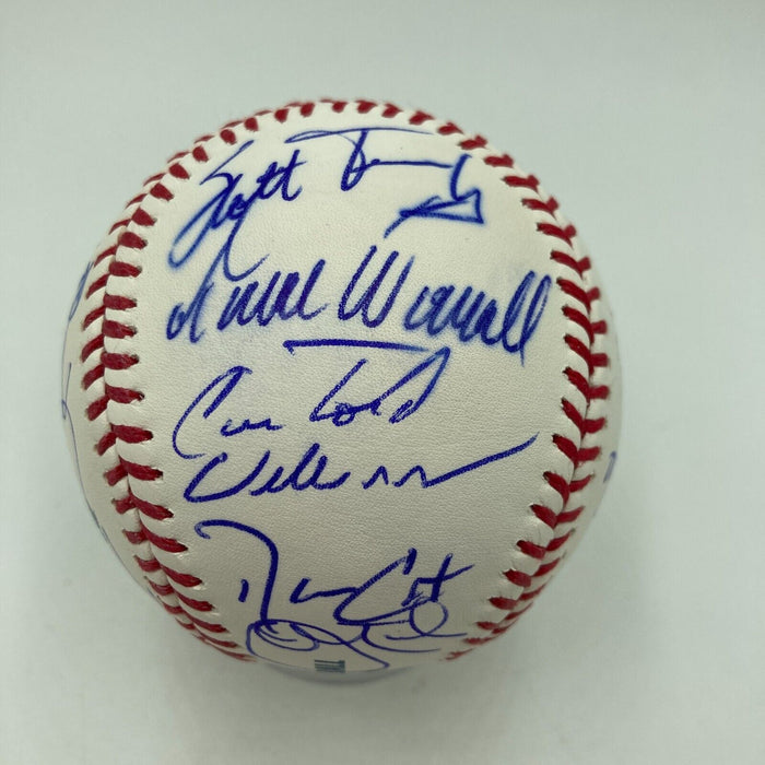 1987 St. Louis Cardinals NL Champs Team Signed Baseball Ozzie Smith