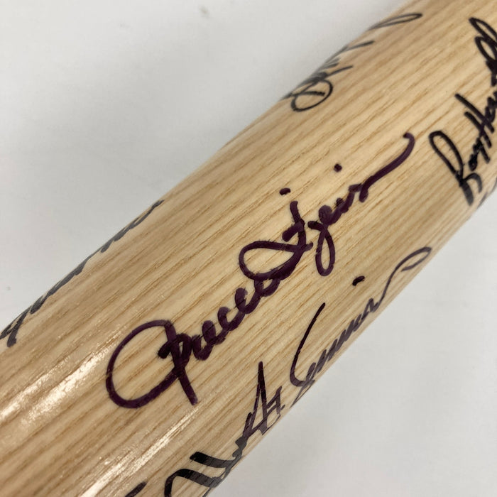 1982 Milwaukee Brewers American League Champs Team Signed Baseball Bat MLB Holo