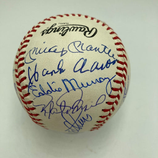 500 Home Run Signed Baseball With 18 Sigs! Mickey Mantle Ted Williams JSA COA