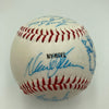 1985 - 1986 New York Mets Team Signed Baseball 28 Sigs With Gary Carter