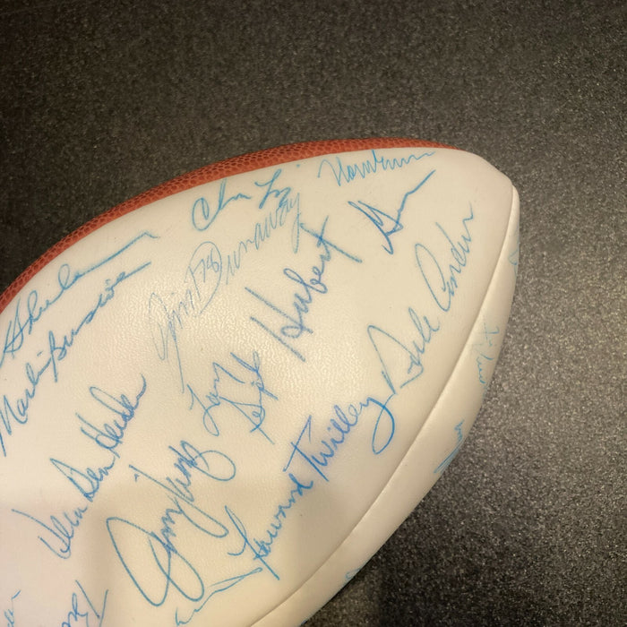 1972 Miami Dolphins Super Bowl Champs Team Signed Wilson Football 40+ Sigs JSA