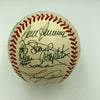 Beautiful 1986 Boston Red Sox AL Champs Team Signed Baseball JSA COA