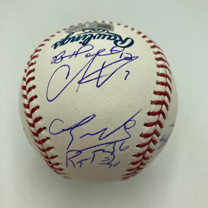 2018 Boston Red Sox World Series Champs Team Signed World Series Baseball JSA