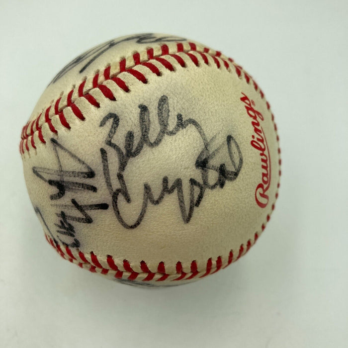 1996 Yankees Signed Baseball George Steinbrenner Billy Crystal Kevin Spacey JSA
