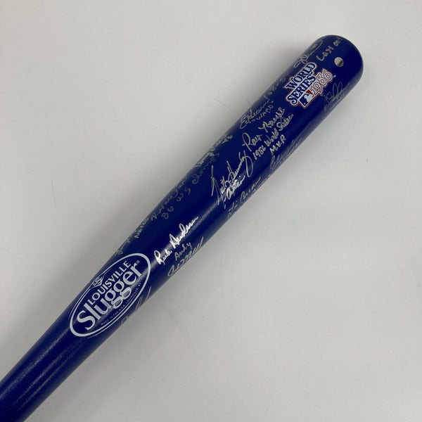 1986 New York Mets World Series Champs Team Signed Bat With Inscriptions Steiner