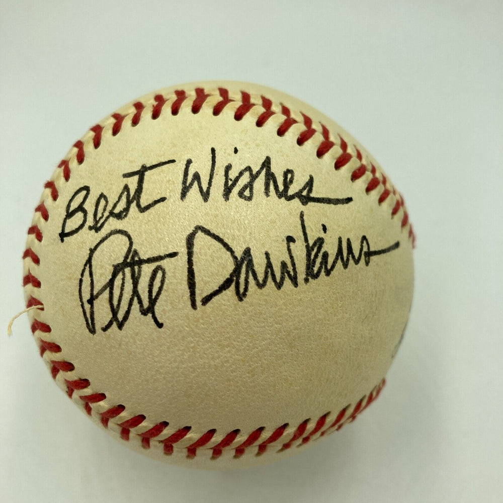 Pete Dawkins Signed 1950's American League Cronin Baseball Heisman Trophy JSA