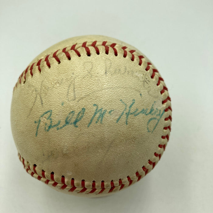Cal Hubbard Sweet Spot Signed Baseball Hall Of Fame JSA COA