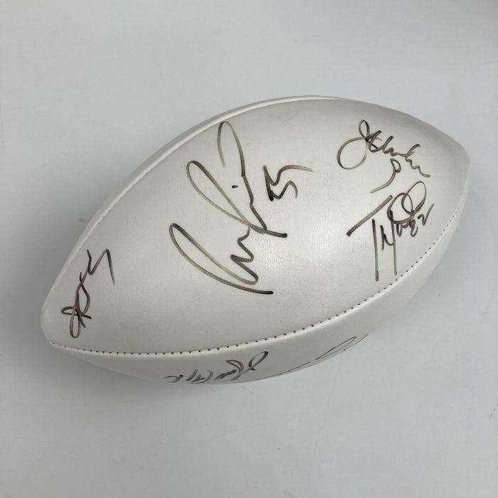 Walter Payton Chicago Bears Hall Of Fame Legends Multi Signed Football JSA COA