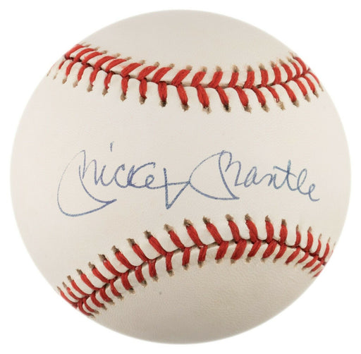 Mint Mickey Mantle Signed American League Baseball With Beckett COA