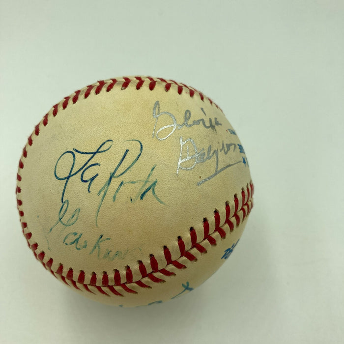 1970's Disco Legends Signed American League Baseball With Carol Douglas