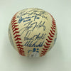 1999 NY Yankees World Series Champs Team Signed Baseball Derek Jeter JSA COA