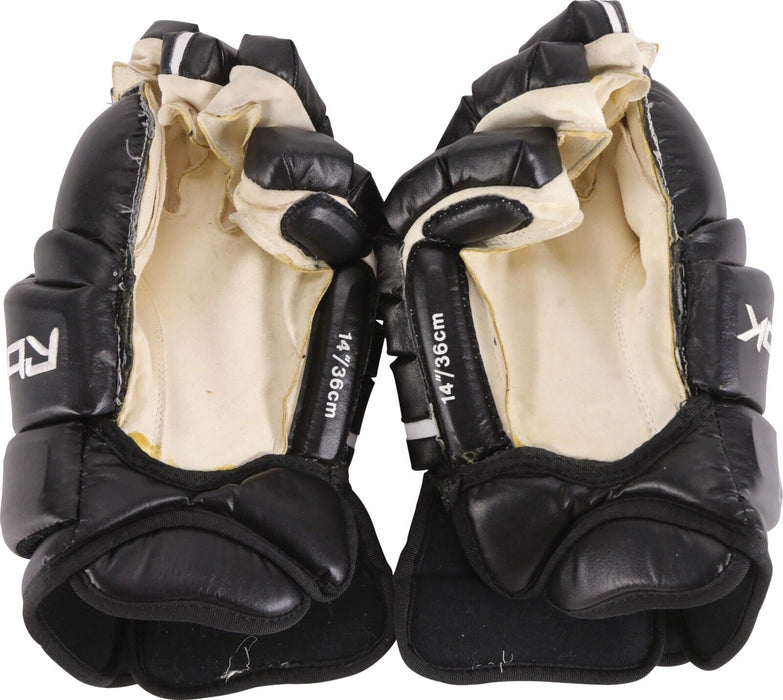 Sidney Crosby 2005 Rookie Pittsburgh Penguins Signed Game Issued Gloves PSA DNA