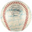 Beautiful 1956 Milwaukee Braves Team Signed NL Giles Baseball Hank Aaron JSA COA