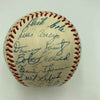 Beautiful Roberto Clemente 1956 Pittsburgh Pirates Team Signed Baseball JSA COA