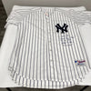 Derek Jeter Signed Heavily Inscribed 2000 World Series NY Yankees Jersey JSA COA