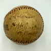 Jim Thorpe 1933 Ben Harjo's All-Indian Baseball Club Team Signed Baseball JSA