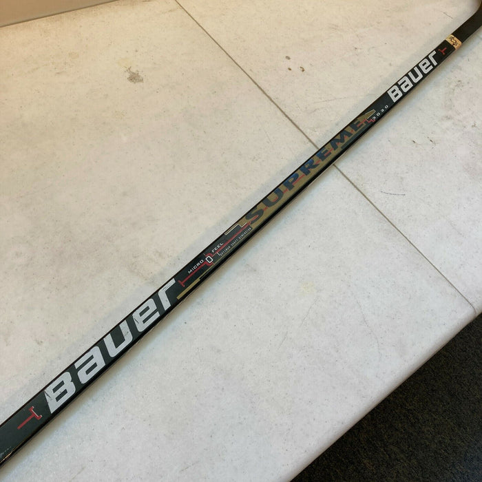 1996-97 San Jose Shark Team Signed Game Used Hockey Stick With JSA COA