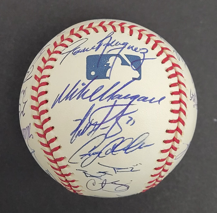 2001 Arizona Diamondbacks World Series Champs Team Signed Baseball Beckett COA