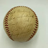 1937 New York Yankees World Series Champs Team Signed Baseball Lou Gehrig JSA