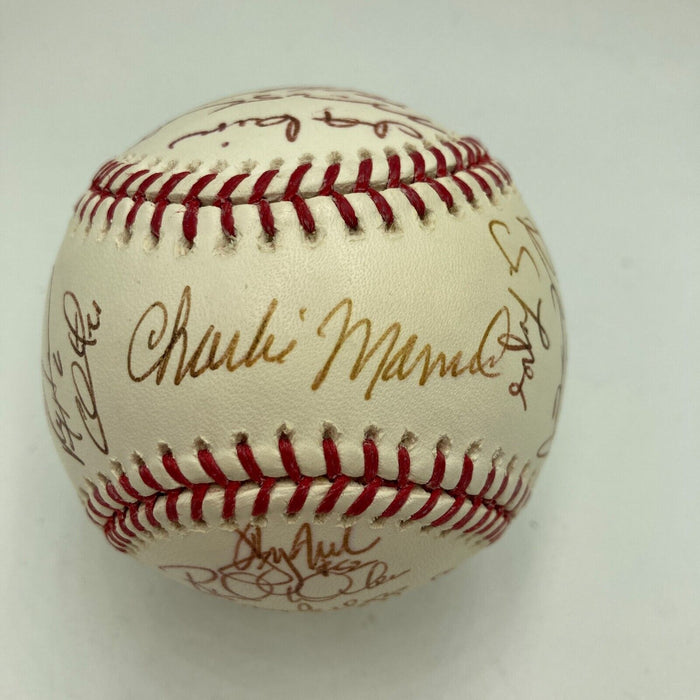 2009 Philadelphia Phillies Team Signed World Series Baseball 37 Sigs JSA COA