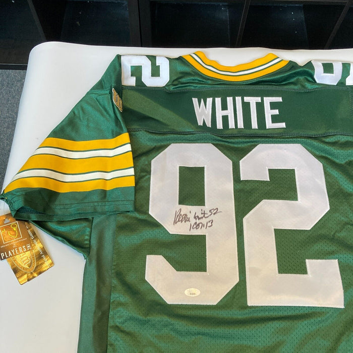 Reggie White Signed Authentic Wilson Green Bay Packers Game Model Jersey JSA COA