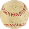 1936 New York Yankees World Series Champs Team Signed Baseball Lou Gehrig PSA