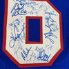 1986 New York Giants Super Bowl Champs Team Signed Jersey 44 Sigs JSA COA