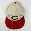 Johnny Vander Meer No Hitter 6-15-38 Ebbets Field Signed Cincinnati Reds Hat JSA
