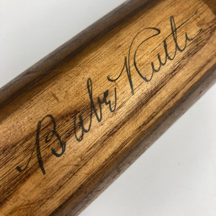 Babe Ruth Signed Game Model Baseball Bat PSA DNA Graded 9 MINT & JSA COA