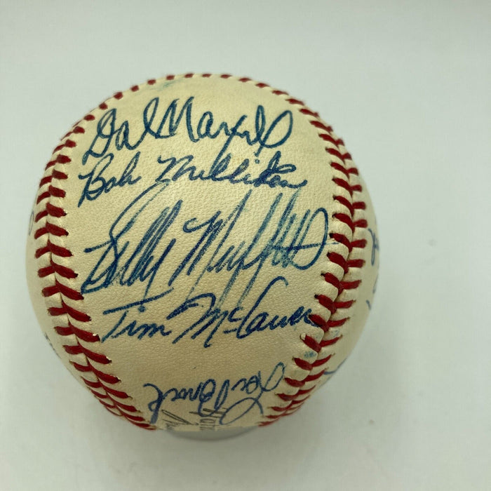 Beautiful 1967 St. Louis Cardinals World Series Champs Team Signed Baseball PSA