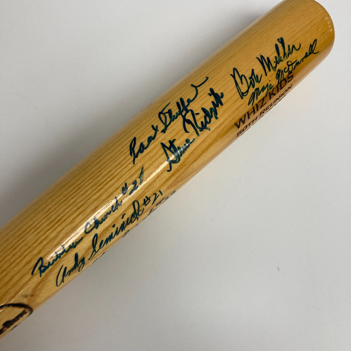 1950 Philadelphia Phillies Whiz Kids NL Champions Team Signed Bat With JSA COA
