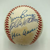 Mickey Mantle Willie Mays Aaron 500 Home Run Signed Baseball PSA DNA Auto 9