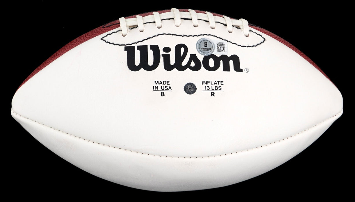 Walter Payton "Sweetness" Signed Authentic Wilson NFL Football Beckett COA