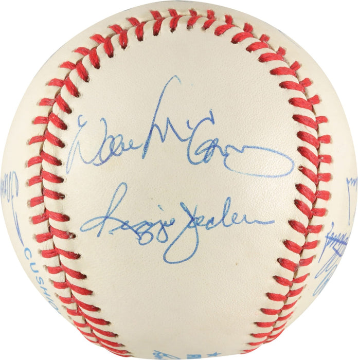 500 Home Run Signed Baseball Mickey Mantle Hank Aaron Willie Mays 10 Sigs PSA