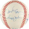 500 Home Run Signed Baseball Mickey Mantle Hank Aaron Willie Mays 10 Sigs PSA
