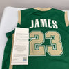 LeBron James Signed St. Vincent St. Mary High School Jersey UDA Upper Deck COA