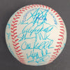 Beautiful 1991 Minnesota Twins World Series Champs Team Signed Baseball JSA COA